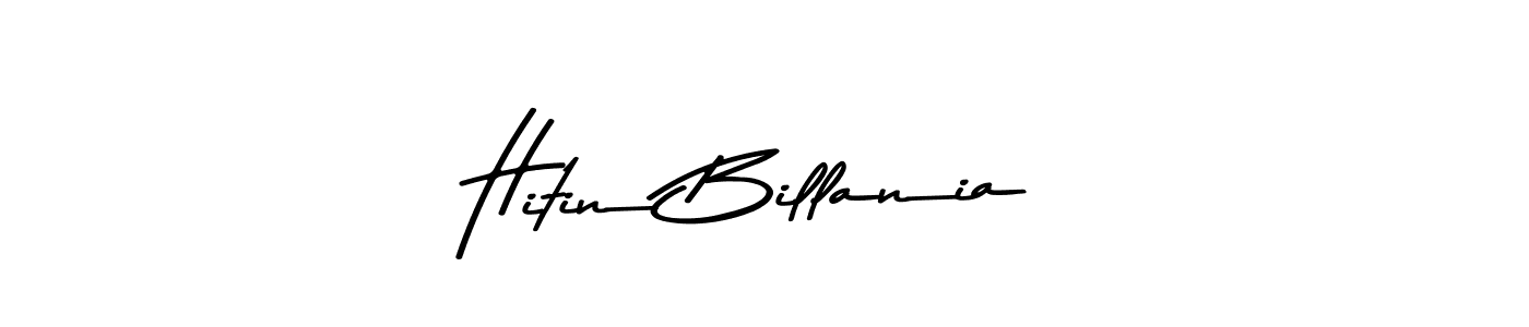 Make a beautiful signature design for name Hitin Billania. Use this online signature maker to create a handwritten signature for free. Hitin Billania signature style 9 images and pictures png